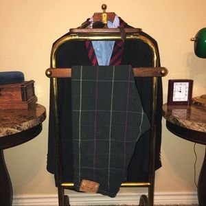 Polo Ralph Lauren VARICK Slim Straight Plaid Jeans